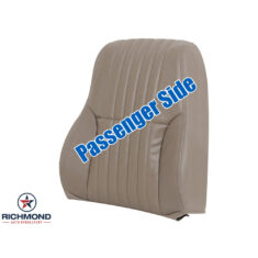 1996-2002 Pontiac Firebird Trans Am Replacement Perforated Leather Seat Cover: Passenger Side Lean Back, Tan