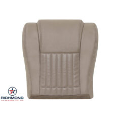 1996-2002 Pontiac Firebird Trans Am Replacement Perforated Leather Seat Cover: Driver Side Bottom, Tan