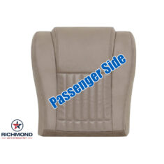 1996-2002 Pontiac Firebird Trans Am Replacement Perforated Leather Seat Cover: Passenger Side Bottom, Tan