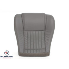1996 Pontiac Firebird Trans Am Replacement Perforated Leather Seat Cover: Driver Side Bottom, Gray