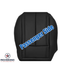 2017-2022 Infiniti Q60 Coupe 2-Door Replacement Leather Seat Cover: Passenger Side Bottom, Black