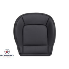 2003-2010 Volkswagen Beetle Replacement Leather Seat Cover: Driver Side Bottom, Black Perforated