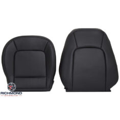 2003-2010 Volkswagen Beetle Replacement Leather Seat Covers: Driver Side Complete, Black Perforated
