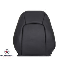 2003-2010 Volkswagen Beetle Replacement Leather Seat Cover: Driver Side Lean Back, Black Perforated