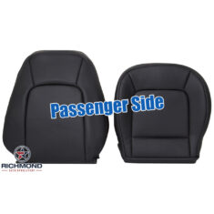 2003-2010 Volkswagen Beetle Replacement Leather Seat Covers: Passenger Side Complete, Black Perforated