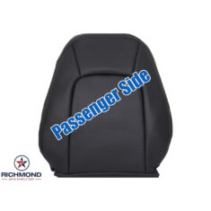 2003-2010 Volkswagen Beetle Replacement Leather Seat Cover: Passenger Side Lean Back, Black Perforated