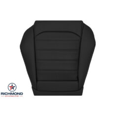 2015-2021 Volkswagen Golf SEL Replacement Leather Seat Cover: Driver Side Bottom, Black Perforated