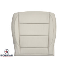 2011-2014 Volkswagen Jetta SportWagen Replacement Leather Seat Cover: Driver Side Bottom, Light Tan Perforated