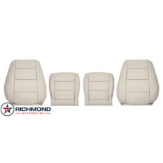 2011-2014 Volkswagen Jetta SportWagen Replacement Leather Seat Covers: Driver & Passenger Complete, Light Tan Perforated