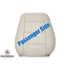 2011-2014 Volkswagen Jetta SportWagen Replacement Leather Seat Cover: Passenger Side Lean Back, Light Tan Perforated