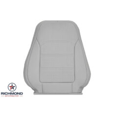 2012-2020 Volkswagen Passat Replacement Leather Seat Cover: Driver Side Lean Back, Gray Perforated