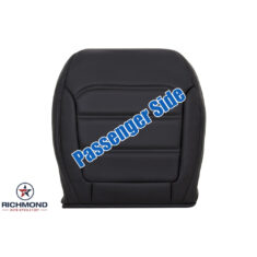 2012-2020 Volkswagen Passat Replacement Leather Seat Cover: Passenger Side Bottom, Black Perforated