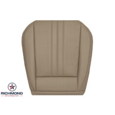 2022-2024 Volkswagen Tiguan Replacement Leather Seat Cover: Driver Side Bottom, Tan Perforated