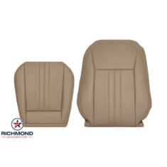 2022-2024 Volkswagen Tiguan Replacement Leather Seat Covers: Driver Side Complete, Tan Perforated