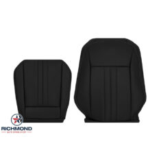 2022-2024 Volkswagen Tiguan Replacement Leather Seat Covers: Driver Side Complete, Black Perforated