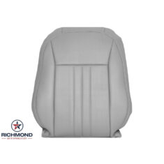 2022-2024 Volkswagen Tiguan Replacement Leather Seat Cover: Driver Side Lean Back, Gray Perforated