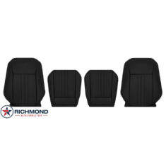 2022-2024 Volkswagen Tiguan Replacement Leather Seat Covers: Driver & Passenger Complete, Black Perforated
