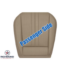 2022-2024 Volkswagen Tiguan Replacement Leather Seat Cover: Passenger Side Bottom, Tan Perforated
