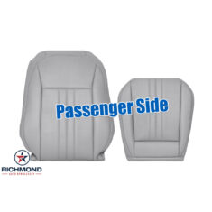 2022-2024 Volkswagen Tiguan Replacement Leather Seat Covers: Passenger Side Complete, Gray Perforated