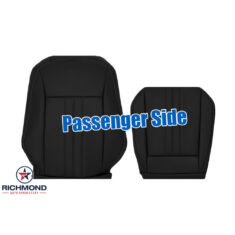2022-2024 Volkswagen Tiguan Replacement Leather Seat Covers: Passenger Side Complete, Black Perforated