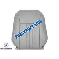 2022-2024 Volkswagen Tiguan Replacement Leather Seat Cover: Passenger Side Lean Back, Gray Perforated