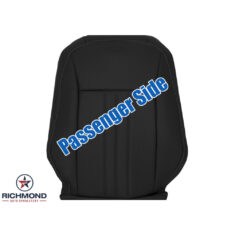 2022-2024 Volkswagen Tiguan Replacement Leather Seat Cover: Passenger Side Lean Back, Black Perforated