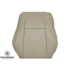 2011-2015 Jaguar XK XK-R Replacement Leather Seat Cover: Driver Side Lean Back, Tan Perforated