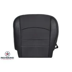 2009-2012 Dodge Ram 1500 Sport Replacement Cloth/Leather Seat Cover: Driver Side Bottom, Dark Gray