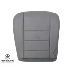 2002-2005 Ford Excursion Limited Replacement Leather Seat Cover: Driver Side Bottom, Gray