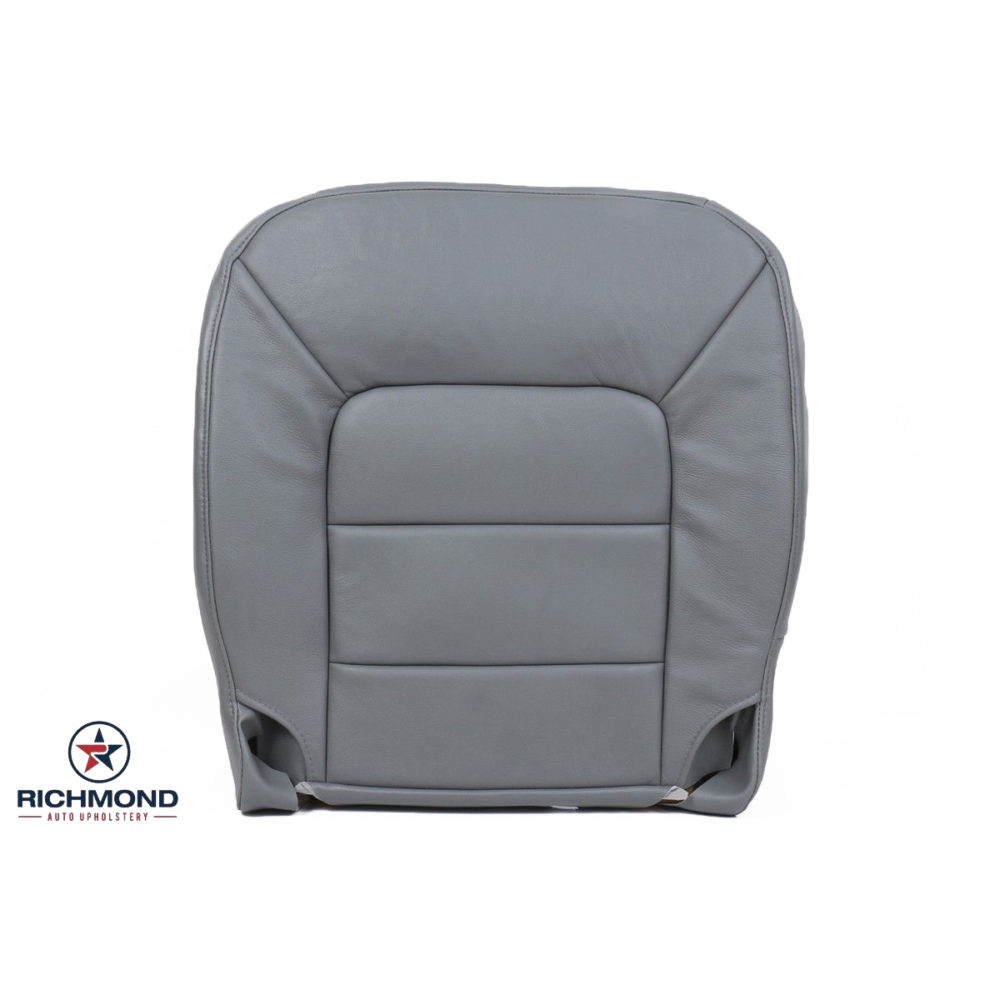 Driver Bottom Leather Replacement Seat Cover Gray Fits 2003-2006 Ford Expedition