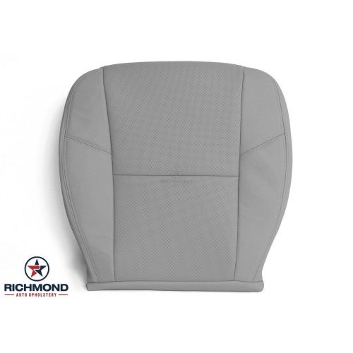 2009 2018 Chevy Avalanche Ltz Leather Seat Cover Driver Bottom Gray Perforated Richmond Auto Upholstery - 2009 Chevy Avalanche Seat Covers