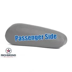 2003-2006 Chevy Tahoe & Suburban LT Z71 LS Leather Armrest Cover: Passenger Side Armrest, Gray
