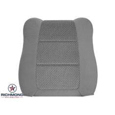 2003 Ford F-150 XLT Super-Crew-Cab Replacement Cloth Seat Cover: Driver Side Lean Back, Gray (4-FULL-DOORS)