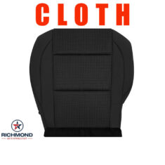 2008-2015 Nissan Titan Replacement Cloth Seat Cover: Driver Side Bottom, Black