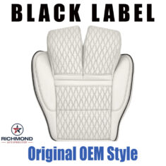 2022-2024 Lincoln Navigator Black Label Replacement Perforated Leather Seat Cover: Driver Side Bottom, Tan (Original Style)