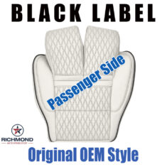 2022-2024 Lincoln Navigator Black Label Replacement Perforated Leather Seat Cover: Passenger Side Bottom, Tan (Original Style)