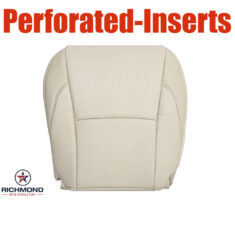 2010-2012 Lexus ES350 Replacement Leather Seat Cover: Driver Side Bottom, Tan Perforated