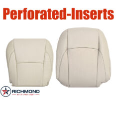 2010-2012 Lexus ES350 Replacement Leather Seat Covers: Driver Side Complete, Tan Perforated