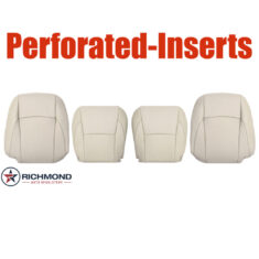 2010-2012 Lexus ES350 Replacement Leather Seat Covers: Driver & Passenger Complete, Tan Perforated