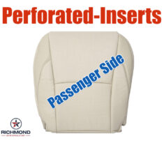 2010-2012 Lexus ES350 Replacement Leather Seat Cover: Passenger Side Bottom, Tan Perforated