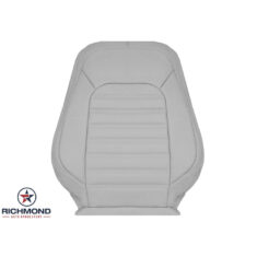 2012-2019 Volkswagen Passat SEL Replacement Leather Seat Cover: Driver Side Lean Back, Gray Non-Perforated