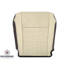 2016-2022 Lexus RX350 RX450h Replacement Perforated Leather Seat Cover: Driver Side Bottom, 2-Tone Tan & Brown